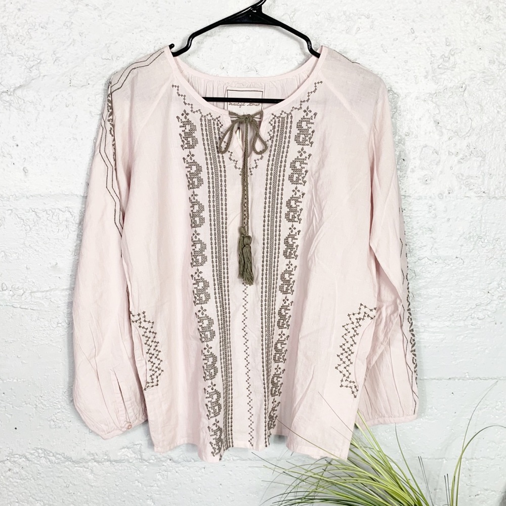 Anthropologie Beautiful Stories Blouse